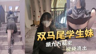 双马尾学生妹胡九万私密视频流出