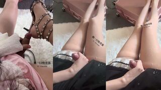 ◤玉足加牛奶有没有搞头 #奶一口怡萱酱  #CD  #伪娘  #男娘